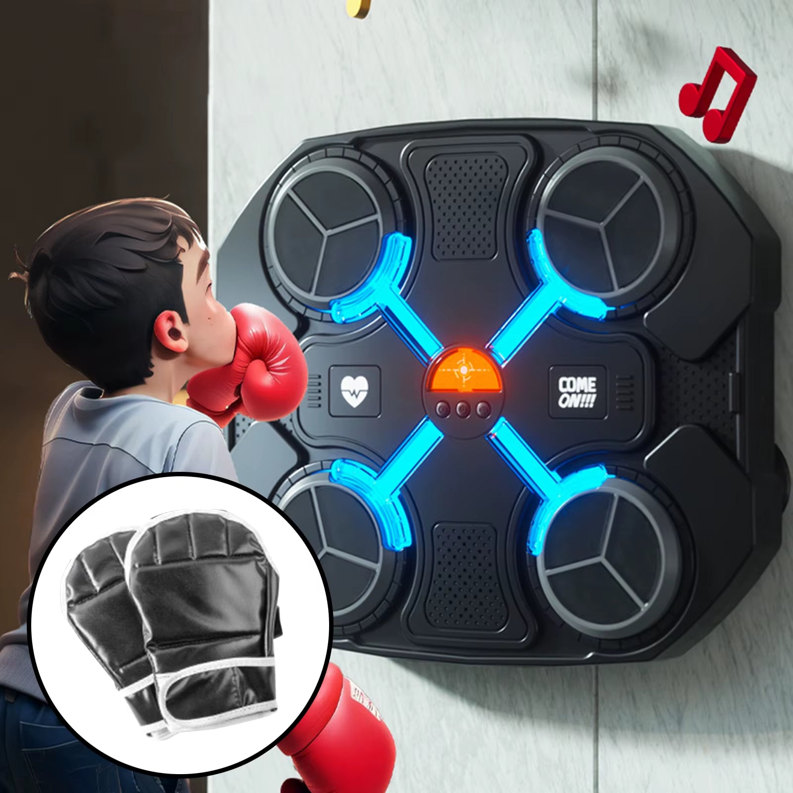 Boxing Machine Exercise Sanda Music Boxing Pads Sports Kids Adults Rhythm