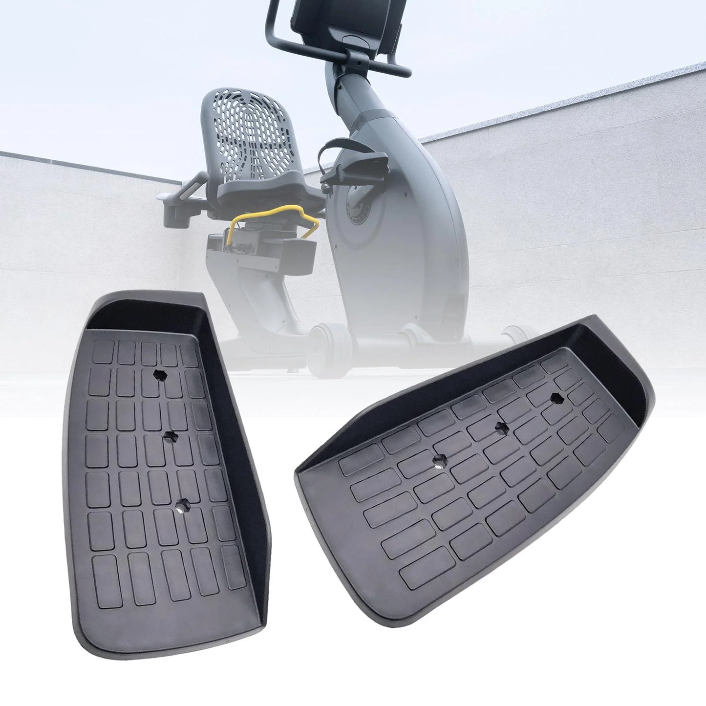 1 Pair Elliptical Machine Foot Pedals Fitness Equipment Pedals Simple to Install Elliptical Trainer Pedals for Exercise Parts