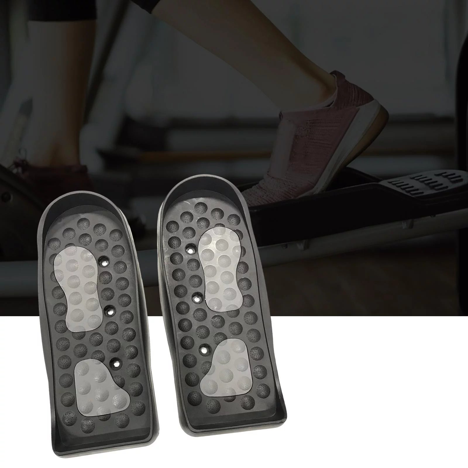 Practical Elliptical Machine Foot Pedals Leg Training Pedal Simple to Install Fitness Equipment Pedals for Indoor Fitness Office Accessories