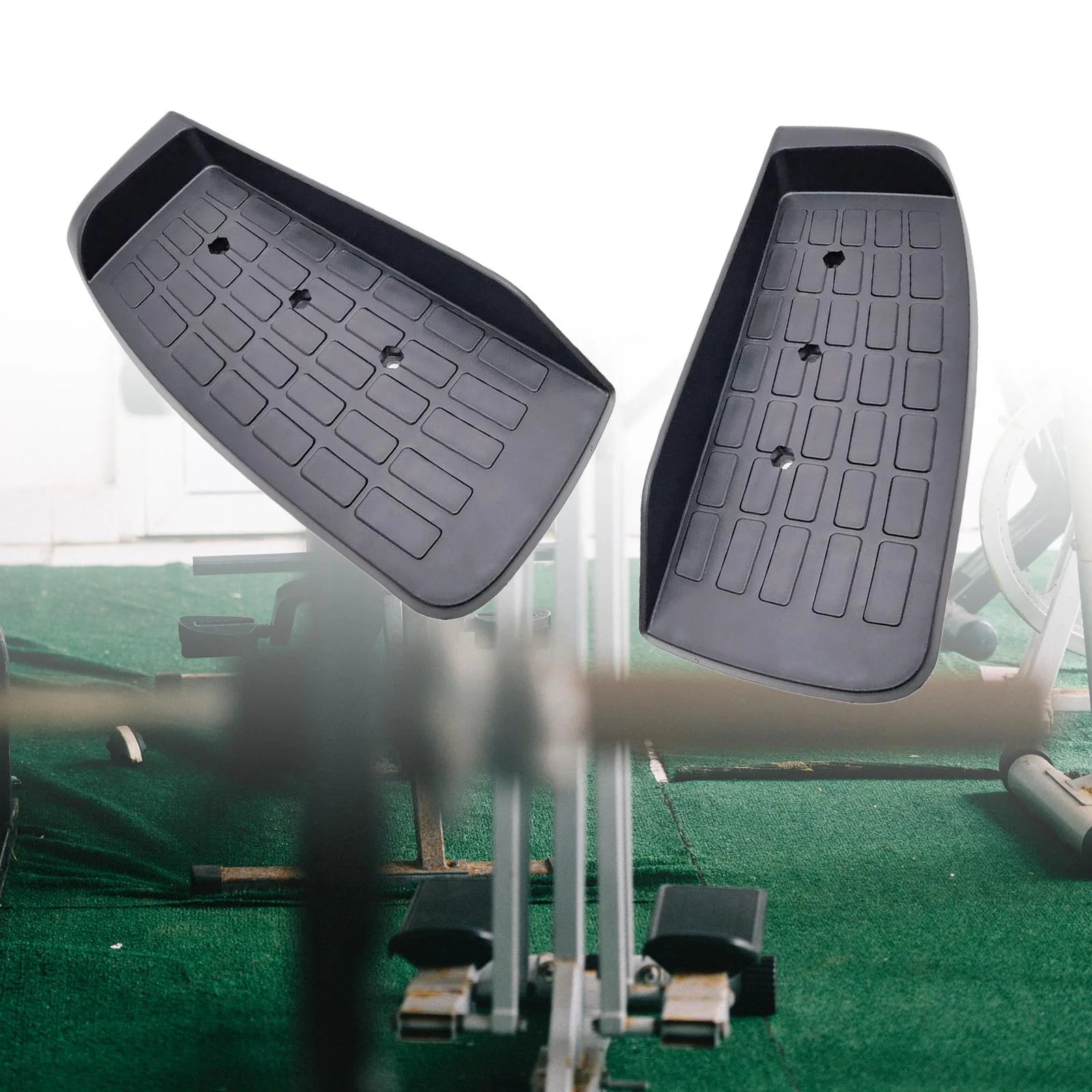 1 Pair Elliptical Machine Foot Pedals Fitness Equipment Pedals Simple to Install Elliptical Trainer Pedals for Exercise Parts